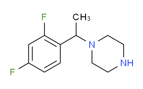 518972-07-1 | 1-[1-(2,4-difluorophenyl)ethyl]piperazine