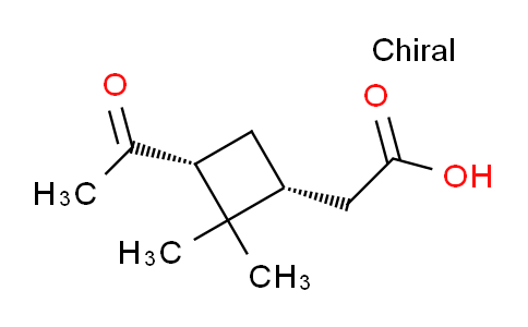 52305-34-7 | 2-[(1R,3R)-3-acetyl-2,2-dimethylcyclobutyl]acetic acid