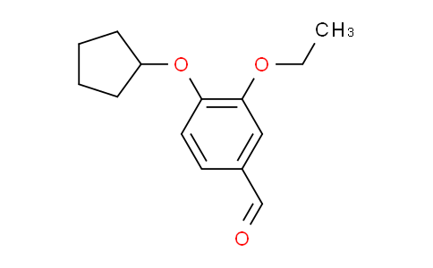 524732-38-5 | 4-(cyclopentyloxy)-3-ethoxybenzaldehyde