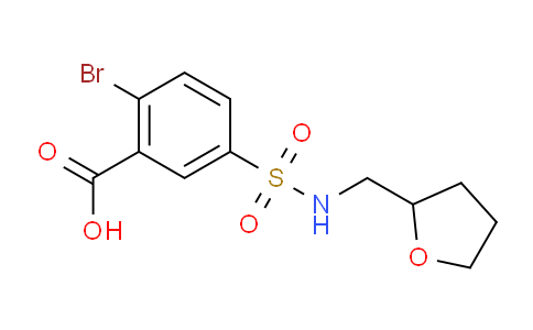 MC271G48 | 857041-84-0 | 2-bromo-5-{[(oxolan-2-yl)methyl]sulfamoyl}benzoic acid
