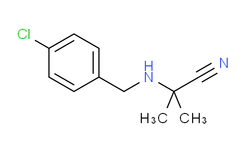 1018265-80-9 | 2-{(4-Chlorophenyl)methylamino}-2-methylpropanenitrile
