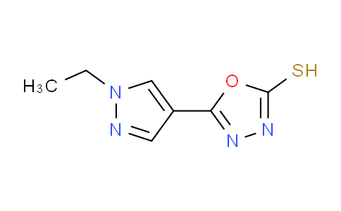 1004643-47-3 | 5-(1-Ethyl-1H-pyrazol-4-yl)-1,3,4-oxadiazole-2-thiol