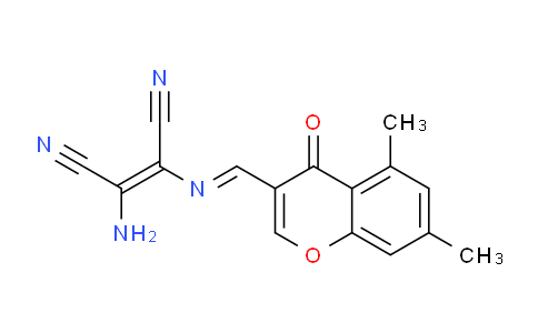 MC274M89 | 1025609-04-4 | 2-amino-3-[(5,7-dimethyl-4-oxochromen-3-yl)methylideneamino]but-2-enedinitrile