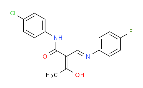 MC274N35 | 1025264-64-5 | (E)-N-(4-Chlorophenyl)-2-[(4-fluorophenyl)iminomethyl]-3-hydroxybut-2-enamide