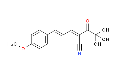 1025209-27-1 | 2-(2,2-Dimethylpropanoyl)-5-(4-methoxyphenyl)penta-2,4-dienenitrile