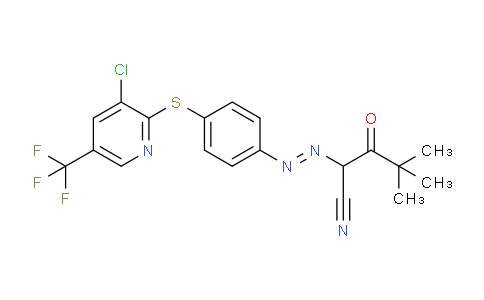 DY275W47 | 1025658-55-2 | 2-((4-(3-Chloro-5-(trifluoromethyl)(2-pyridylthio))phenyl)diazenyl)-4,4-dimethyl-3-oxopentanenitrile