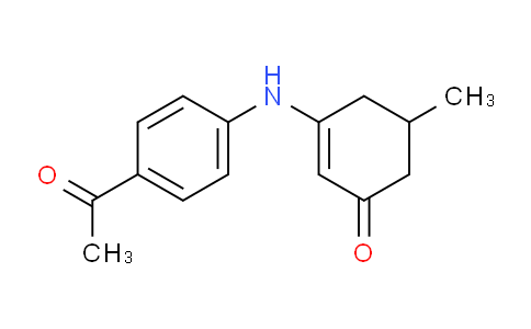 MC275W90 | 1020252-15-6 | 3-[(4-乙酰苯基)氨基]-5-甲基环己-2-烯-1-酮