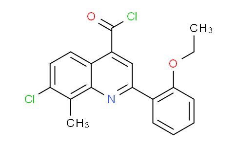 1160263-76-2 | 7-Chloro-2-(2-ethoxyphenyl)-8-methylquinoline-4-carbonyl chloride