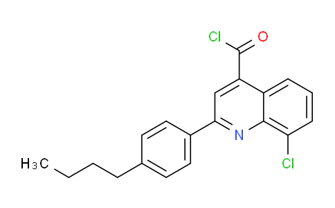 DY276D12 | 1160256-26-7 | 2-(4-Butylphenyl)-8-chloroquinoline-4-carbonyl chloride