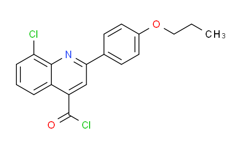 1160263-77-3 | 8-Chloro-2-(4-propoxyphenyl)quinoline-4-carbonyl chloride