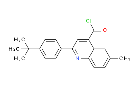 1160253-61-1 | 2-(4-Tert-butylphenyl)-6-methylquinoline-4-carbonyl chloride