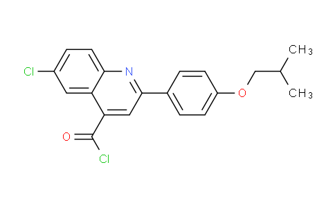 1160263-41-1 | 6-Chloro-2-(4-isobutoxyphenyl)quinoline-4-carbonyl chloride