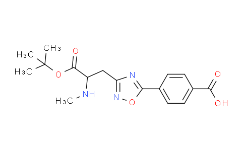 1142210-76-1 | 4-(3-{2-(tert-Butoxycarbonyl)(methyl)aminoethyl}-1,2,4-oxadiazol-5-yl)benzoic acid