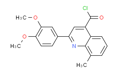1160254-45-4 | 2-(3,4-Dimethoxyphenyl)-8-methylquinoline-4-carbonyl chloride