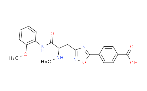 1142210-34-1 | 4-(3-{2-{(2-Methoxyphenyl)aminocarbonyl}(methyl)aminoethyl}-1,2,4-oxadiazol-5-yl)benzoic Acid