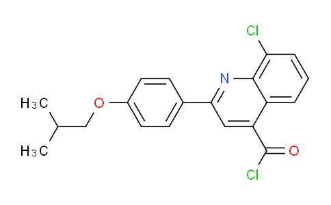 1160255-90-2 | 8-Chloro-2-(4-isobutoxyphenyl)quinoline-4-carbonyl chloride