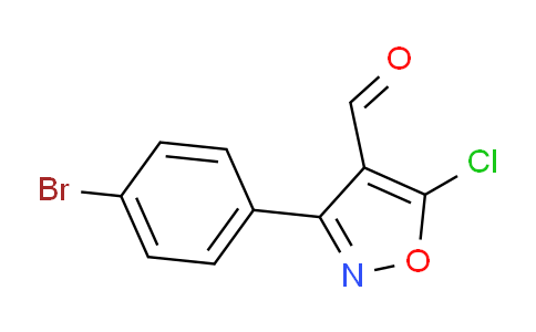 1188134-85-1 | 3-(4-Bromophenyl)-5-chloro-1,2-oxazole-4-carbaldehyde