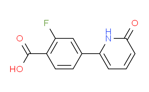 1111110-44-1 | 2-fluoro-4-(6-oxo-1H-pyridin-2-yl)benzoic acid