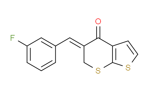 1164519-83-8 | 5-[(Z)-(3-Fluorophenyl)methylidene]-4H-thieno[2,3-b]thiopyran-4(6H)-one