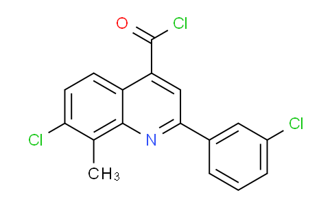 1160263-58-0 | 7-Chloro-2-(3-chlorophenyl)-8-methylquinoline-4-carbonyl chloride