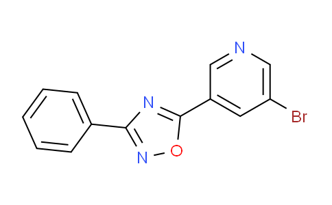 MC277N02 | 1165931-56-5 | 3-Phenyl-5-(5-bromo-3-pyridyl)-1,2,4-oxadiazole