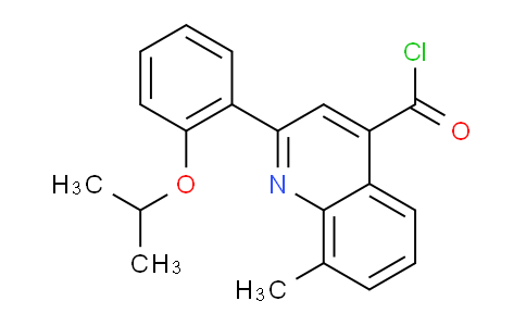 1160254-73-8 | 2-(2-Isopropoxyphenyl)-8-methylquinoline-4-carbonyl chloride