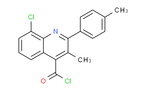 1160257-00-0 | 8-Chloro-3-methyl-2-(4-methylphenyl)quinoline-4-carbonyl chloride