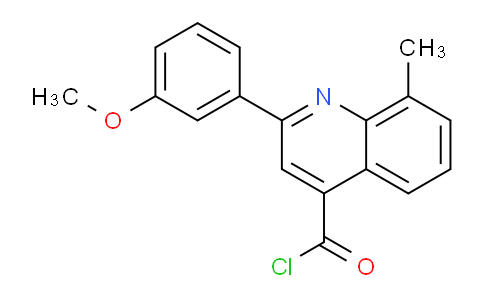 1160254-41-0 | 2-(3-Methoxyphenyl)-8-methylquinoline-4-carbonyl chloride