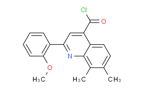 MC277Z73 | 1160261-45-9 | 2-(2-Methoxyphenyl)-7,8-dimethylquinoline-4-carbonyl chloride