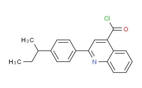 DY278E74 | 1160264-67-4 | 2-(4-Sec-butylphenyl)quinoline-4-carbonyl chloride