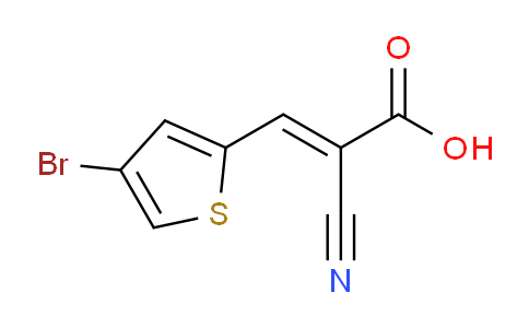 1087780-82-2 | 3-(4-bromothiophen-2-yl)-2-cyanoprop-2-enoic acid