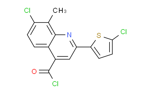 1160256-94-9 | 7-Chloro-2-(5-chloro-2-thienyl)-8-methylquinoline-4-carbonyl chloride