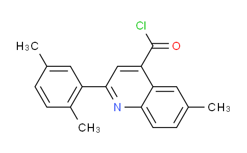 1160253-49-5 | 2-(2,5-Dimethylphenyl)-6-methylquinoline-4-carbonyl chloride