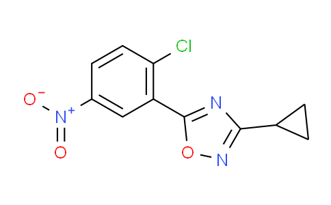 MC279Y22 | 1165931-67-8 | 5-(2-Chloro-5-nitrophenyl)-3-cyclopropyl-1,2,4-oxadiazole