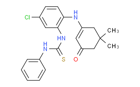 DY27A007 | 1022095-18-6 | 3-((4-Chloro-2-(((phenylamino)thioxomethyl)amino)phenyl)amino)-5,5-dimethylcyclohex-2-EN-1-one