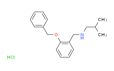 MC27A145 | 1158516-29-0 | {[2-(Benzyloxy)phenyl]methyl}(2-methylpropyl)amine hydrochloride