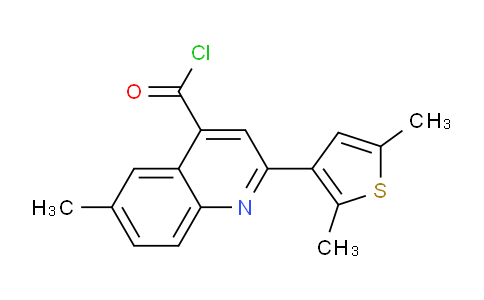 1160260-82-1 | 2-(2,5-Dimethyl-3-thienyl)-6-methylquinoline-4-carbonyl chloride