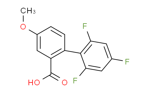 1178103-45-1 | 5-methoxy-2-(2,4,6-trifluorophenyl)benzoic acid