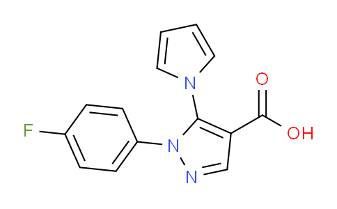 MC27C105 | 1015873-61-6 | 1-(4-Fluorophenyl)-5-(1H-pyrrol-1-yl)-1H-pyrazole-4-carboxylic acid