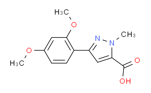 DY27C687 | 1022575-08-1 | 3-(2,4-ジメトキシフェニル)-1-メチル-1H-ピラゾール-5-カルボン酸