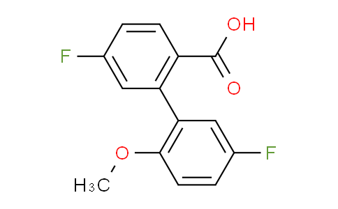 DY27C711 | 1179625-23-0 | 4-fluoro-2-(5-fluoro-2-methoxyphenyl)benzoic acid