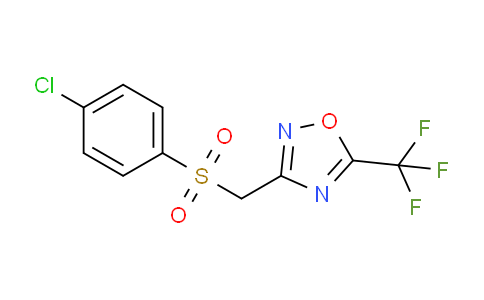 1024253-22-2 | 3-[(4-chlorophenyl)sulfonylmethyl]-5-(trifluoromethyl)-1,2,4-oxadiazole