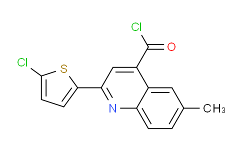 MC27G248 | 1160253-37-1 | 2-(5-Chloro-2-thienyl)-6-methylquinoline-4-carbonyl chloride