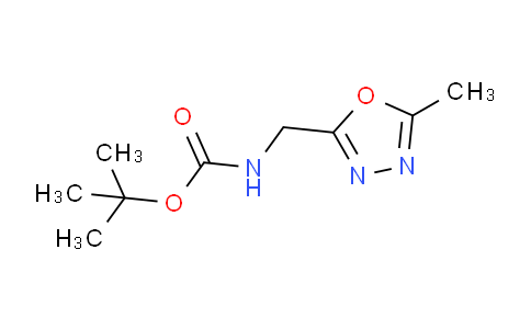 1053656-43-1 | 2-tert-Butyloxycarbonylaminomethyl-5-methyl-1,3,4oxadiazole