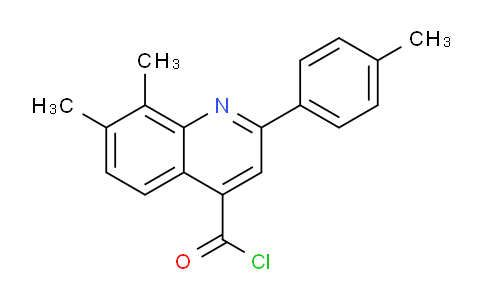 1160261-34-6 | 7,8-Dimethyl-2-(4-methylphenyl)quinoline-4-carbonyl chloride