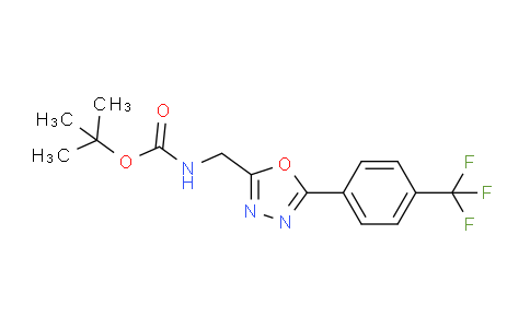 MC27M109 | 1053656-77-1 | 2-tert-Butyloxycarbonylaminomethyl-5-(4-(trifluoromethyl)phenyl)-1,3,4oxadiazole