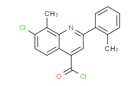 1160263-56-8 | 7-Chloro-8-methyl-2-(2-methylphenyl)quinoline-4-carbonyl chloride