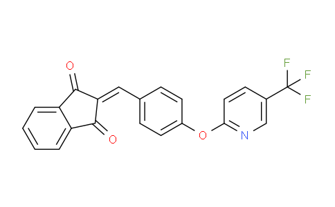 DY27N335 | 1024061-18-4 | 2-((4-(5-(Trifluoromethyl)-2-pyridyloxy)phenyl)methylene)indane-1,3-dione