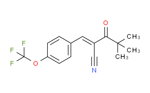 DY27N420 | 1025221-39-9 | (2E)-4,4-Dimethyl-3-oxo-2-[[4-(trifluoromethoxy)phenyl]methylidene]pentanenitrile