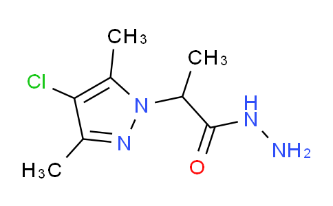 1005584-30-4 | 2-(4-Chloro-3,5-dimethyl-1H-pyrazol-1-yl)propanehydrazide